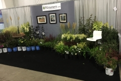 Setting up for the CanWest Hort Show